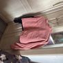 Pink and black denim jacket Image 6
