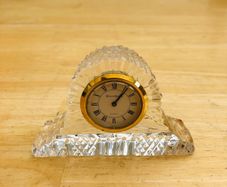 Tyrone Crystal Small Clock