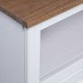 TV Cabinet Mexican Pine Corona Range White 80x43x78 cm Image 2