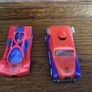 2 Hot Wheels Mattel Spiderman cars Image 5