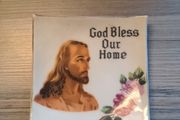 FOREIGN God Bless Our Home Trinket Plate