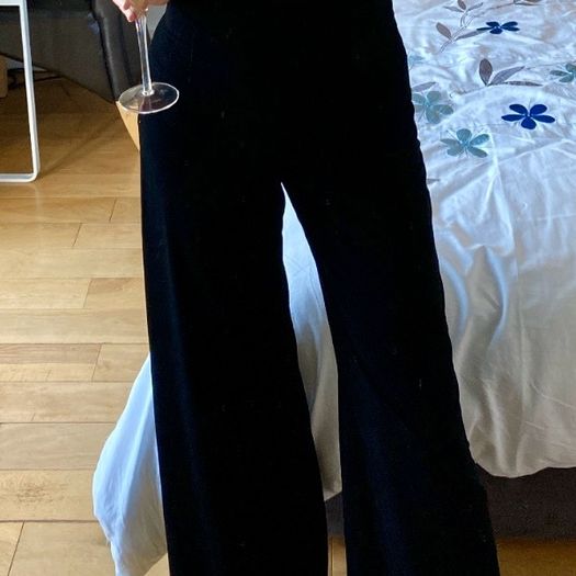 Whistles Velvet Wide Leg Trouser UK6 LIKE NEW
