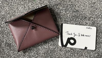 PHILO Micro Clutch Card Holder - Dark Rose!