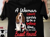 main image for ad 1 design 30 versions a woman can not survive on wine alone