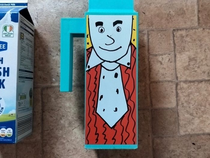 rare Roger Selden Ritzenhoff Rare Milk Container with Removable Top good condition