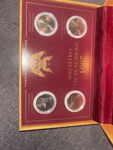 American Nickel Collection 2004 Peace Medal Lewis & Clark 4 Pack
