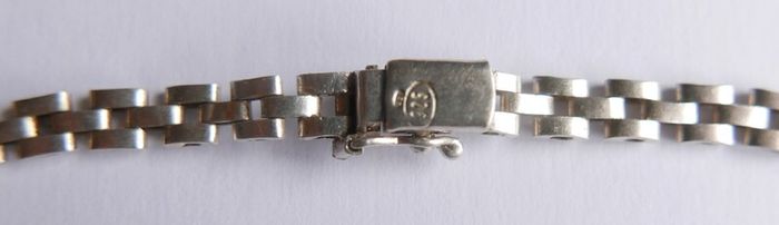 Vintage Cascading Necklace hallmarked 925 Sterling Silver length 17,5"  - 25,1g