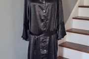 CurveWow black satin dress, Size 18, BNWT