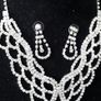 Bridal Neck piece and matching Earrings ( DEBS ) Image 6