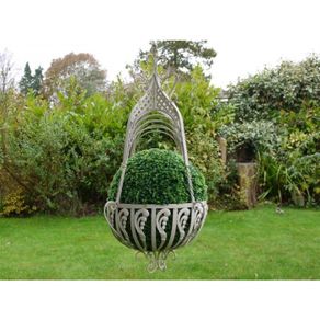 French Cast Hanging Baskets
