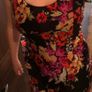 Black dress with flower design from Almost Famous Image 5