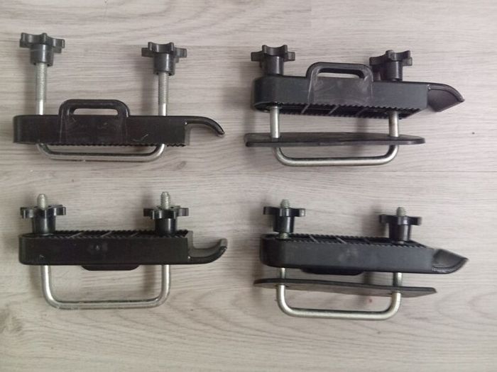Car Roof Bars 4PCS/set Stainless Steel U-Bolts Clamps Universal Car Van Mounting Fitting Kit Car Roof Luggage Accessories Roof Box Car Roof Rack