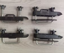 Car Roof Bars 4PCS/set Stainless Steel U-Bolts Clamps Universal Car Van Mounting Fitting Kit Car Roof Luggage Accessories Roof Box Car Roof Rack