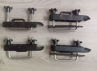 Car Roof Bars 4PCS/set Stainless Steel U-Bolts Clamps Universal Car Van Mounting Fitting Kit Car Roof Luggage Accessories Roof Box Car Roof Rack