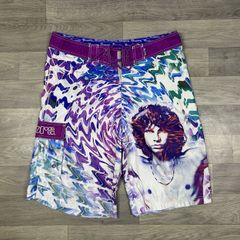 Vintage Dragonfly The Doors Jim Morrison Board Shorts Mens W34