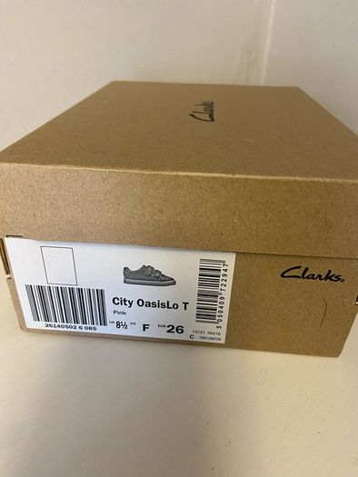 Clarks City Oasis Lo T Infant Pink Size 8.5f