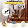 Stair Railing Kit, 152.4 cm Handrails for Outdoor 0-5 Steps, Adjustable Angle Black Aluminum Stair Handrail, Indoor & Outdoor Stairs for the Elderly Image 4