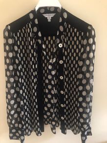 navy blouse size UK 16 LK Bennett