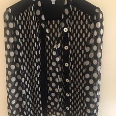 navy blouse size UK 16 LK Bennett