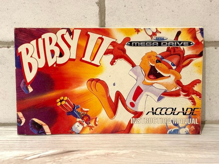 Bubsy 2 for Mega Drive - Boxed & Minty