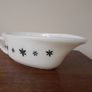 Vintage 1958 Pyrex JAJ gravy boat Snowflake Image 3