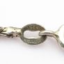 925 Vintage Italian Sterling Silver Wheat Spiga Chain Image 4