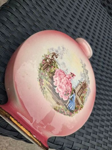 Lovely Vintage 1940's moon flask Vase