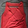 Coral Ribbed Wrap Tank Top, size 10 Image 4