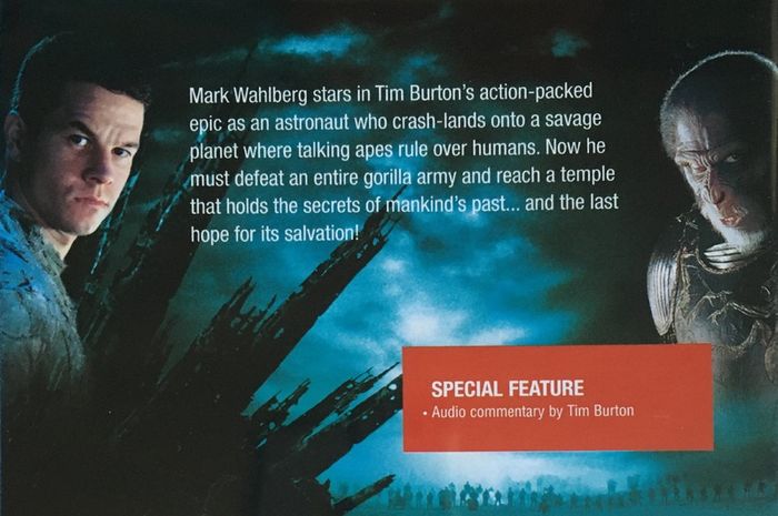 Planet Of The Apes (Tim Burton Film) [2001] Mark Wahlberg, Tim Roth, Helena Bonham Carter, Michael Clarke Duncan, Kris Kristofferson, Estella Warren & Paul Giamatti [Blu-ray Movie]