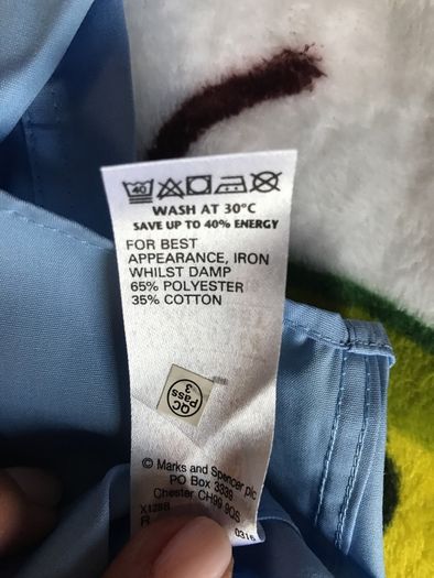 M&S boys school shirt