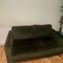 DFS 2 Seater Green Sofa Image 5