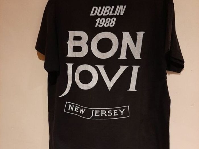 vintage Bon Jovi Tee Shirt Dublin 1988