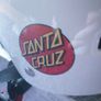 Unisex Santa Cruz Bullet Slasher Skateboard, Bmx Etc Helmet Really Cool! Image 6