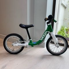 Woom 1 Balance Bike, 12", Green