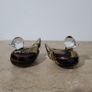Midcentury Pair of signed Murano glass ducks Image 3