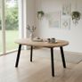 Arvian Round Extandable Dining Table 80cm to 130cm Image 3