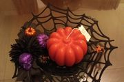 Halloween candle centrepiece