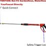 Deluxe Pressure Washer Gun, with Replacement Wand Extension, 5 Nozzle Tips, M22 Fitting, 40 Inch, 5000 PSI Image 3