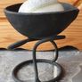 Irish Handmade Wrought Iron Candle Holder & Candle Image 3