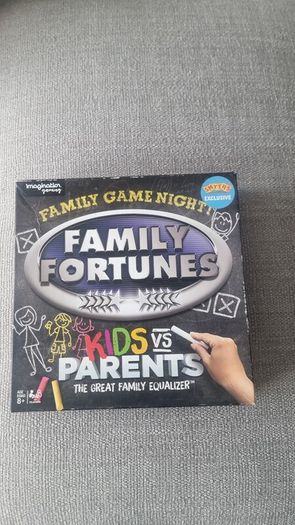 Family Fortunes Kids vs Parents Board Game