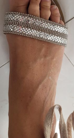 ALDO thong bling slider style flats Sz 42 (Fit 8UK) - Rrp 55 (New)