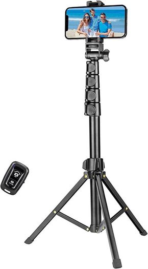 1.7 Meter/67 inch Phone Tripod Stand & Bluetooth Selfie Stick Tripod, Cellphone Tripod with Bluetooth Remote (FREE SHIPPING)