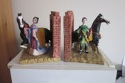 Walt Disney Hand Painted Mulan Resin Bookends.