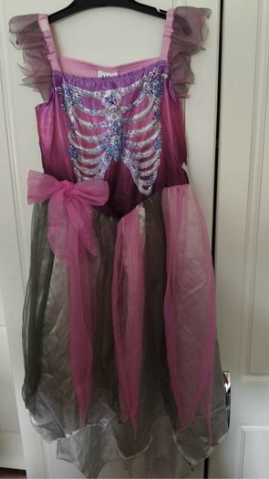 Girls Zombie Prom Queen Costume Aged 7-8
