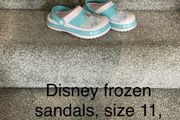 Disney frozen sandals, size 11, great condition