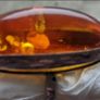 Amber Sterling Ring. Image 8