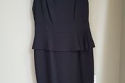 black peplum dress 10 New