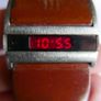 Vintage Unusual Fenchurch Digital Red LED Wristwatch, Leather Strap Image 7