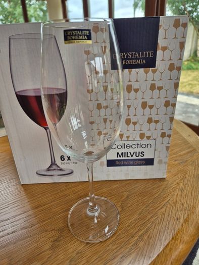 CRYSTALITE BOHEMIA Milvus 510ml Red Wine Glasses, Set of 6