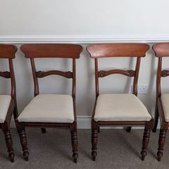 Regency dining room chairs x4